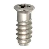 12 eurovis bombées acier zingué Diall Ø6,3 x L.13 mm