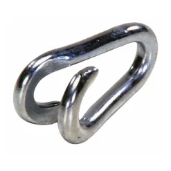 Fausse maille zinguée pour chaine diam 6 (Lot de 10)