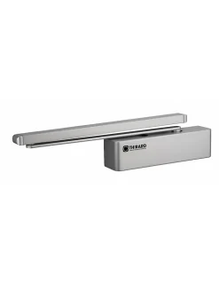 Ferme-porte automatique à came, acier, noir - THIRARD