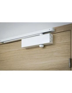Ferme-porte automatique hydraulique Design force 3, bras coulissant, argent - THIRARD