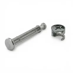 Ferrure d'assemblage + Goujon ø15 x L. 47.5 mm en acier, lot de 2