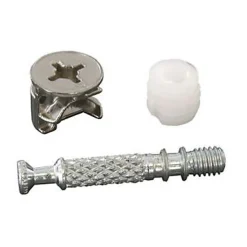 2 ferrures d'assemblage + Goujon ø15 x L. 32 mm