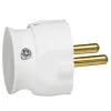 Fiche extra plate blanche Legrand l.37mm H.49mm 16A