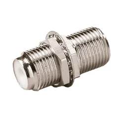 Fiche F 7 mm - femelle/femelle - connecteurs plaqués nickel - Erard