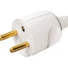 Fiche mâle droite 2P+T 16A IP40 Lébénoïd