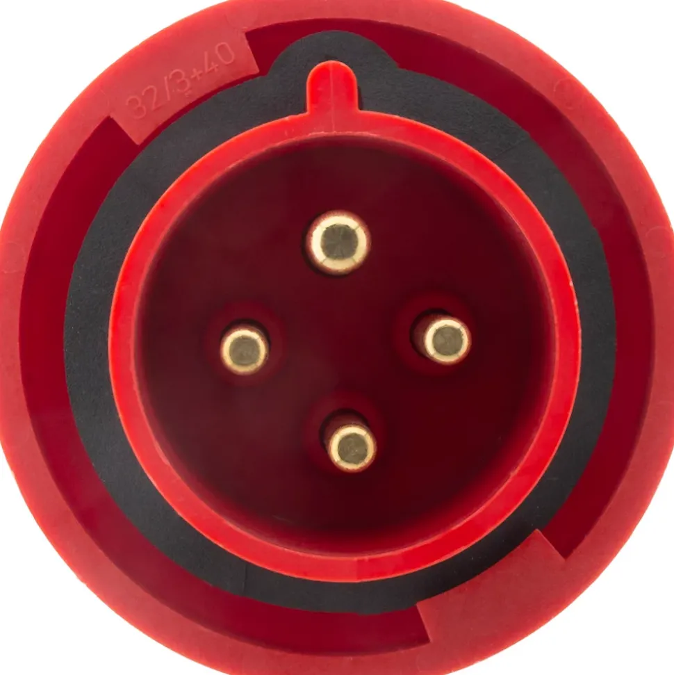 Fiche mâle IEC309 3P+T 16A - Zenitech