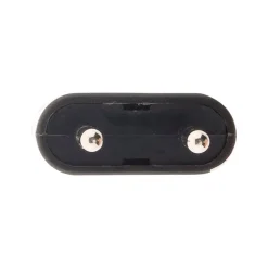 Fiche mâle 2P 6A - Noir - Zenitech
