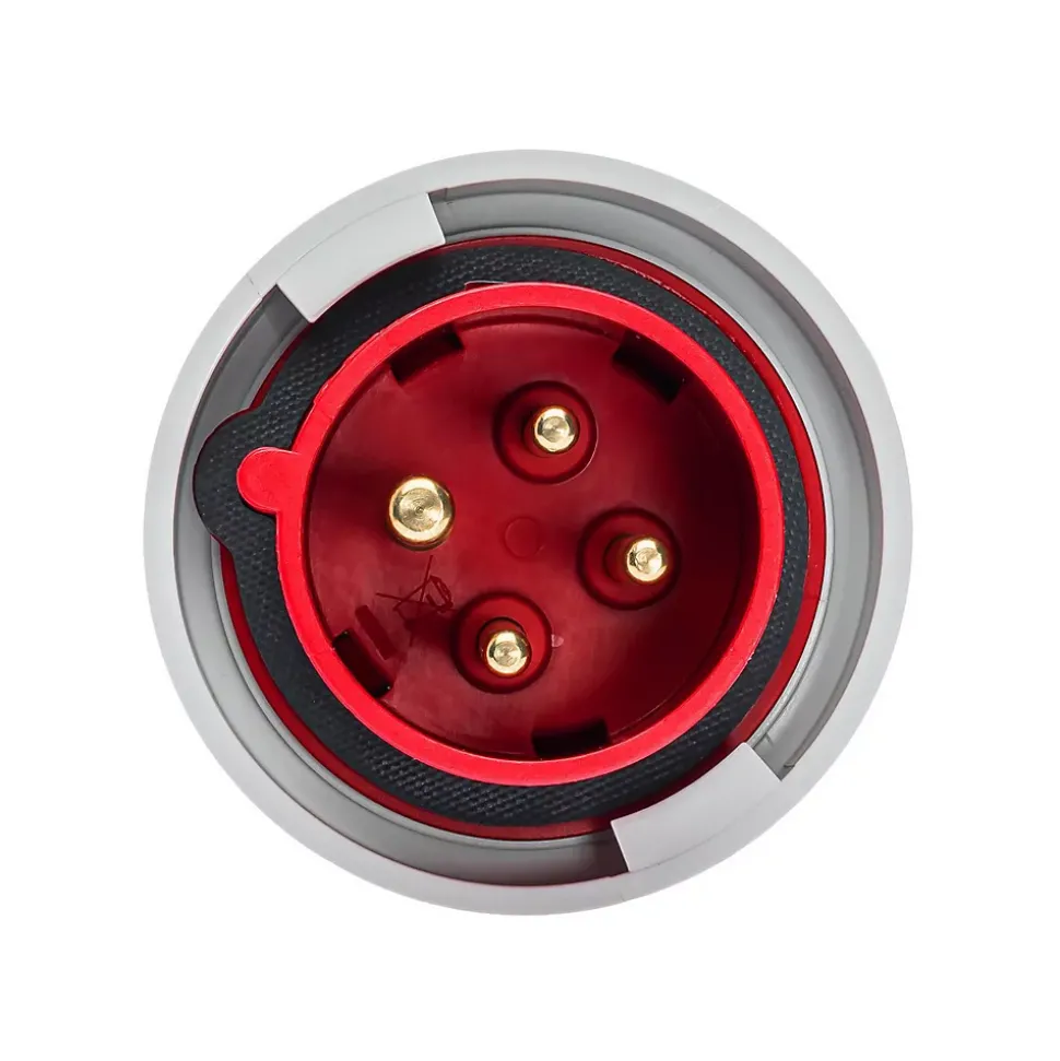 Fiche Mobile Male Triphasé 16a 3p+t 380v - 4 Broches - étanche Ip67 - Ide