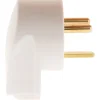 5 fiches mâles 20A coudées 2P+T Zenitech