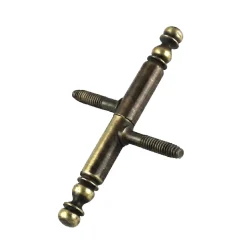 Fiche tourillon vieux laiton 8 x 56 mm