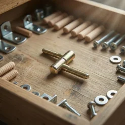 Fiche à visser bichromaté 9 x 26 mm vendue par 2