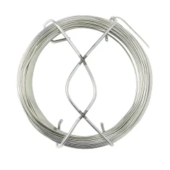 Fil d'acier Diall ø1.1 mm, 50 m Argent