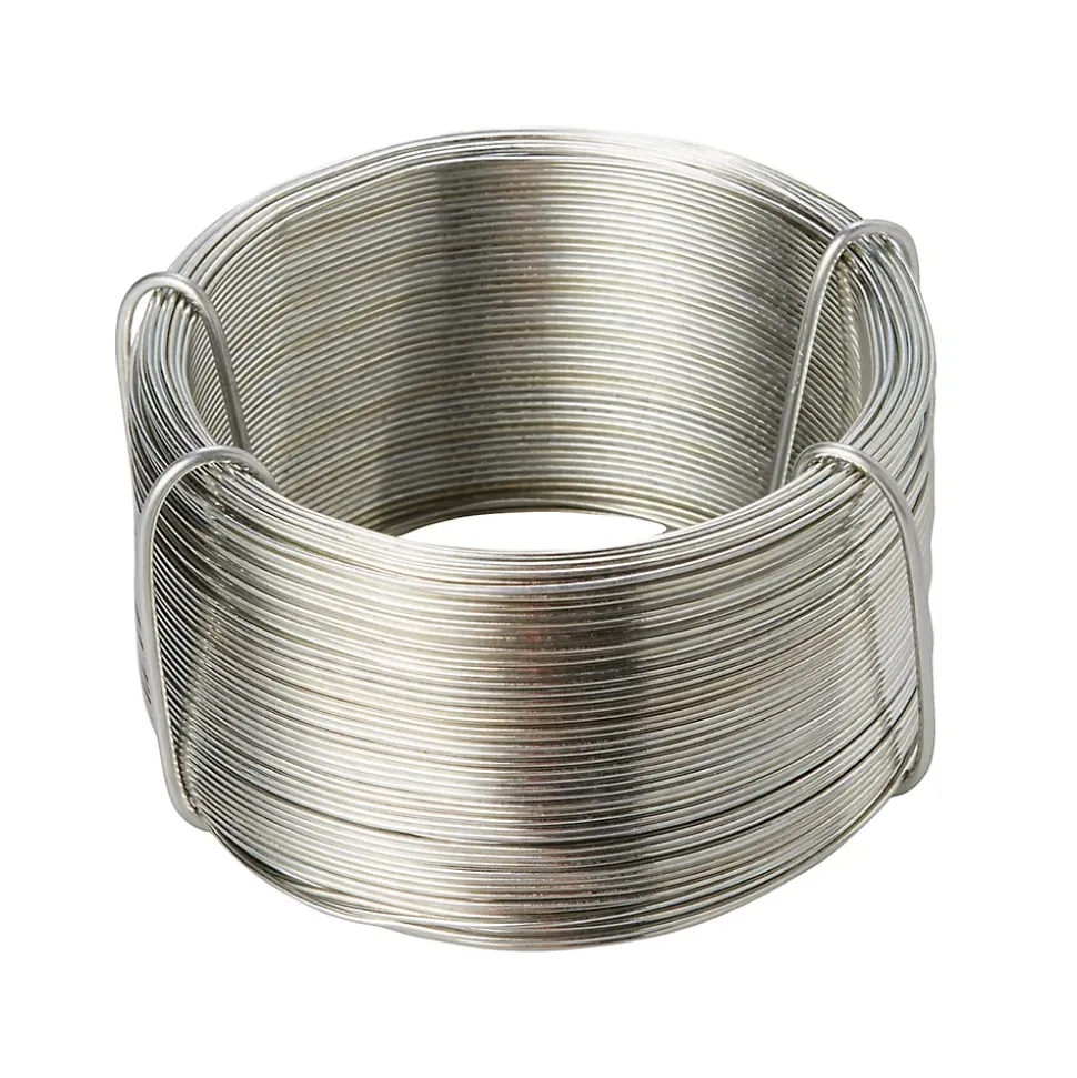Fil d'acier Diall ø1.3 mm, 40 m Argent