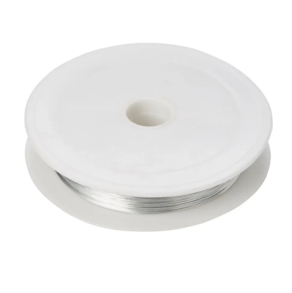 Fil d'acier Diall ø0.3 mm, 50 m Argent