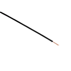Fil électrique H07VK 1x1,5mm² noir - 5m - Zenitech