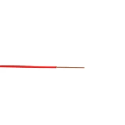 Fil électrique H07VU 2,5mm² rouge couronne 100 m