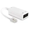 Filtre ADSL RJ45 Mâle avec prise RJ11 Femelle et prise RJ45 Femelle Avidsen