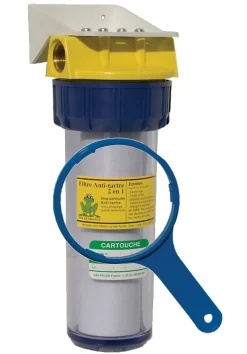 Filtre COMPACT 2 en 1 anti-tartre/corrosion pour ballon - POLAR - FA34C