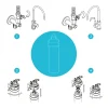 Filtre à Eau Profine Platinium Medium- Filtre Pour Le Traitement Des Polluants éternels (pfas) Et Métaux Lourds