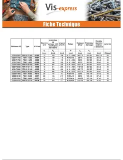 Fischer Ancrage FISCHER FBN II 8X81 Filetée sur 49 Acier zingué - 5 pièces
