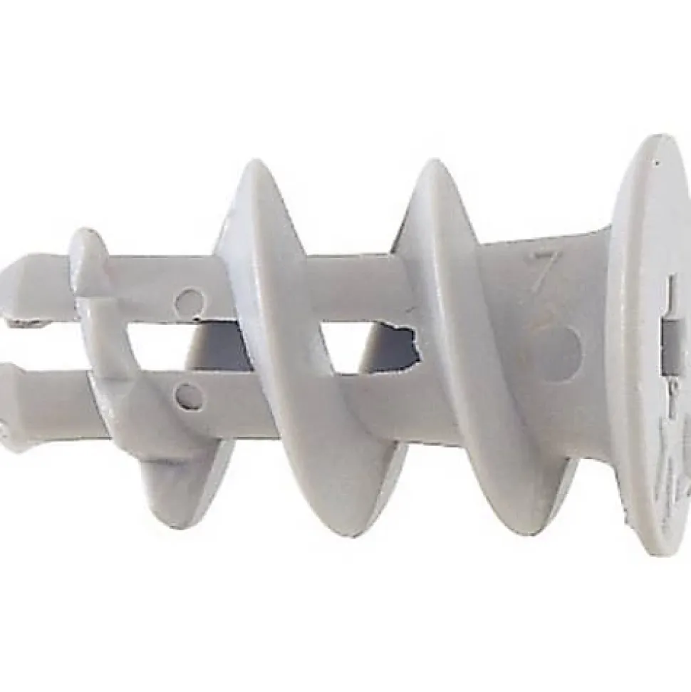Fischer GKS Cheville pour plaques de plâtre 22 mm, boîte de 50 - nylon autoperceuse avec vis