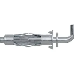 Fischer HM 5 x 65 WH K NV Cheville métallique pour corps creux avec crochet coudé - pack de 4
