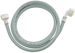 Flexible d'alimentation pour machine à laver raccords droits F-F coudé 3/4", L. 1,5m