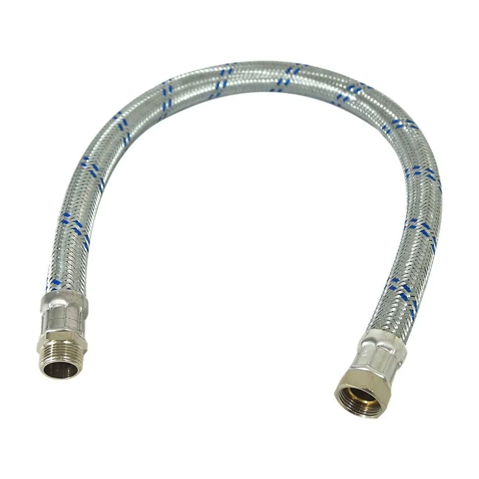 Flexible Inox 40mm Intérieur M-f 1"1/2 (40/49) Longueur 100cm