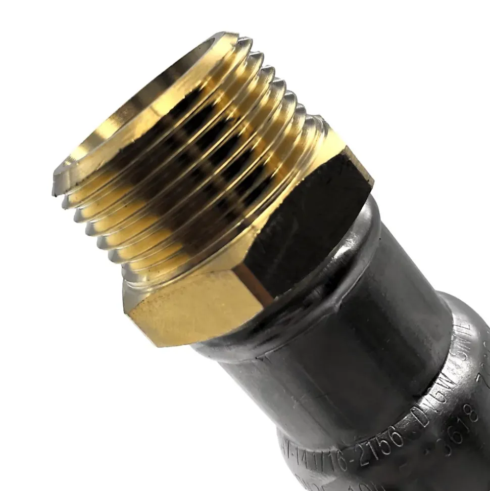 Flexible Inox 40mm Intérieur M-f 1"1/2 (40/49) Longueur 100cm