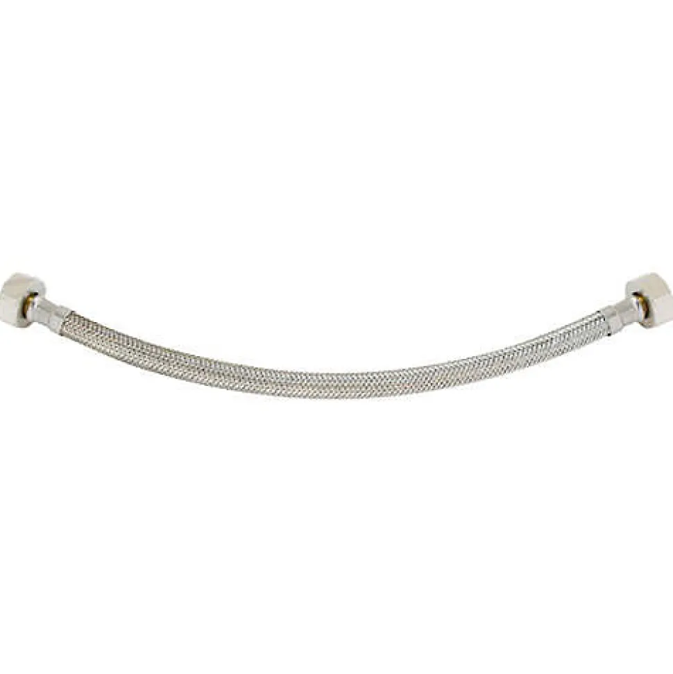 Flexible sanitaire DN8 femelle/femelle 12x17, 50 cm (2 écrous tournants)