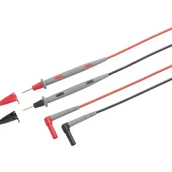 Fluke TL71-1 Set de cordons de mesure de sécurité banane mâle 4 mm, silicone 1,5 m, noir et rouge
