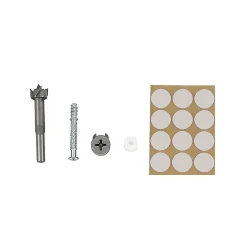 Foret Forstner Ø15 mm avec kit d’assemblage Diall pour montage de meubles