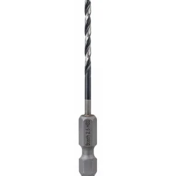 Foret métal diamètre 3 x 72mm longueur utile 33mm - queue 6 pans 1/4'' - BOSCH - 2608577048
