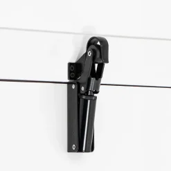 Frein de rétention force 115 N, en aluminium anodisé noir, pour porte jusquà 100 KG.