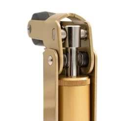Frein de rétention force 115 N, en aluminium anodisé or, pour porte jusquà 100 KG.