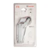 Frein de rétention force 115 N, en aluminium anodisé argent, pour porte jusquà 100 KG.