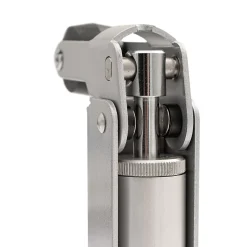 Frein de rétention force 115 N, en aluminium anodisé argent, pour porte jusquà 100 KG.