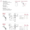 Frein de rétention force 80 N en aluminium anodisé argent, pour porte jusquà 80 KG.