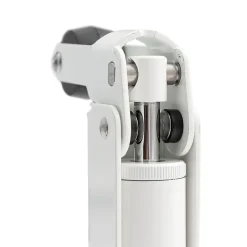 Frein de rétention force 60 N en aluminium anodisé blanc pour porte jusquà 40 KG