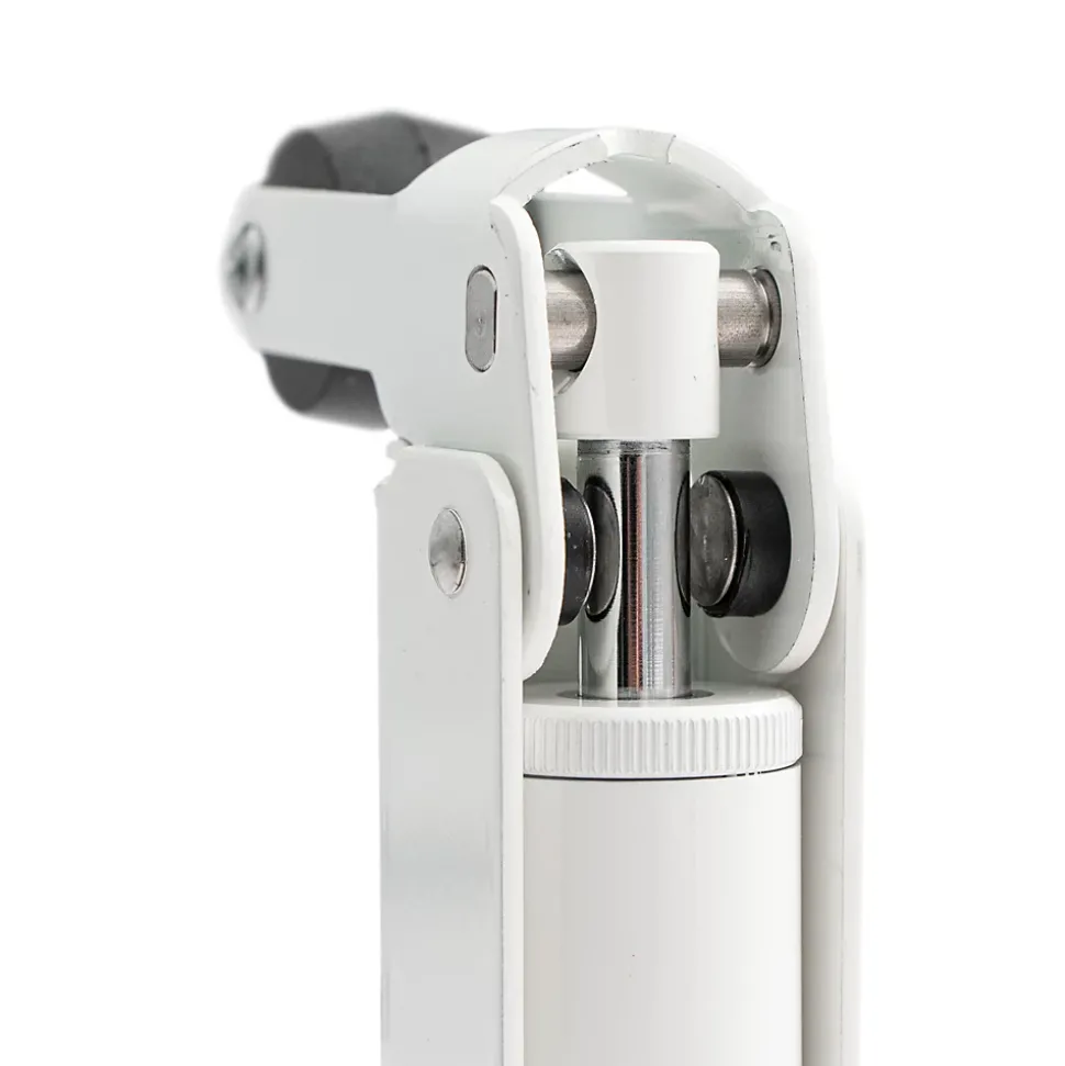 Frein de rétention force 60 N en aluminium anodisé blanc pour porte jusquà 40 KG