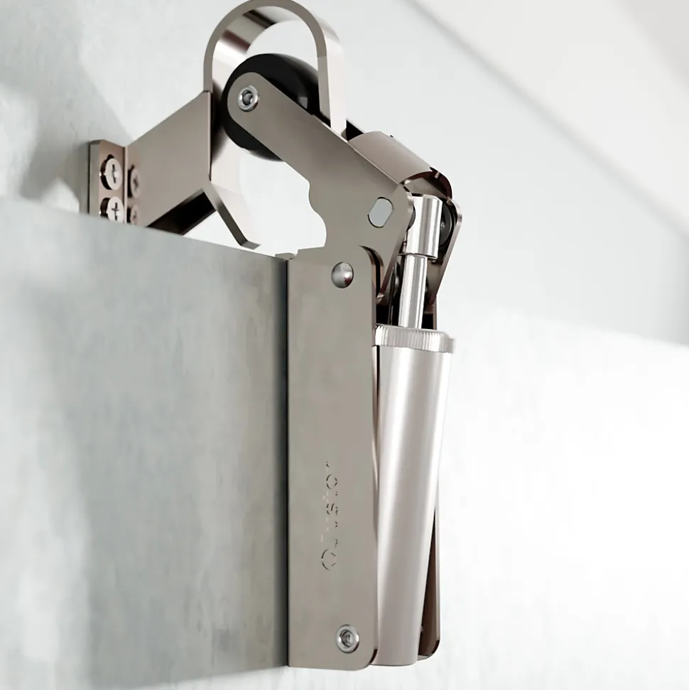 Frein de rétention Réglable force 60 a 80 N, en inox 304, pour porte jusquà 80 KG.