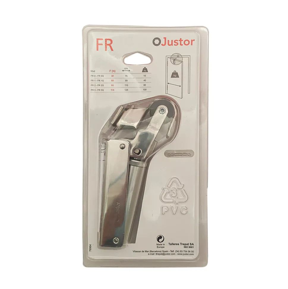 Frein de rétention Réglable force 1 a 30 N totalement en acier inox AISI 304 pour porte jusquà 15 KG