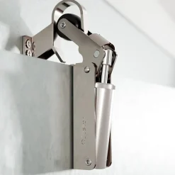 Frein de rétention Réglable force 30 a 60 N totalement acier inox 304, pour porte jusquà 40 KG