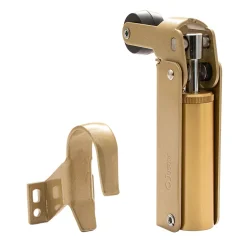 Frein de rétention Réglable force 60 a 80 N aluminium anodisé or, pour porte jusquà 80 KG.