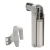 Frein de rétention Réglable force 1 a 30 N aluminium anodisé argent pour porte jusquà 15 KG