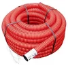 Gaine pour réseaux enterrés rouge Ø 63 mm x 15 m Fitt