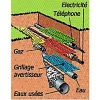 Gaine pour réseaux enterrés verte Ø 40 mm x 15 m Fitt