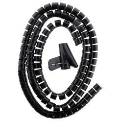 Gaine range câble diamètre 20mm 1,5m - Noir - Zenitech
