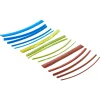 15 gaines thermorétractable colorées ø8/ø6/ø4/ø3/ø2 mm