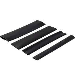 8 gaines thermorétractable noires ø10/ø15/ø20/ø25 mm